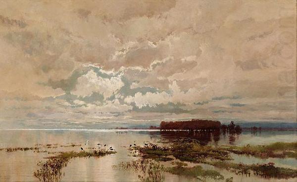 The flood in the Darling,, unknow artist